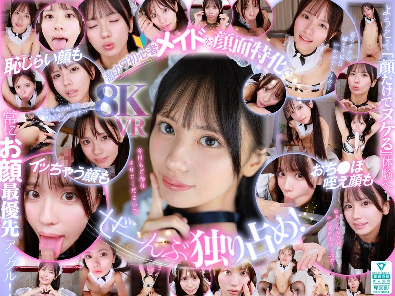 【VR】ウブで、健気で、照れ屋さん。ゼロ距離で恥じらいスケベご奉仕【顔面特化】僕専用性処理メイド 渚あいり｜渚あいり